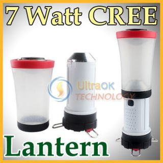 CREE Q5 LED 7W 7 Watt Adjustable Camping Lantern Torch