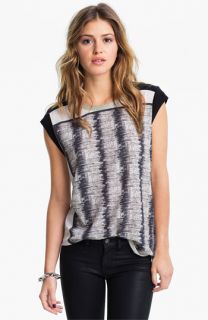 Chloe K Embellished Necklace Graphic Muscle Tee (Juniors)