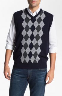 Toscano V Neck Wool Blend Sweater Vest