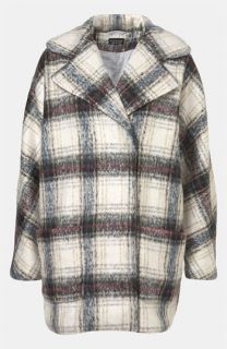 Topshop Pablo Plaid Coat