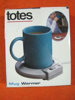 Totes Desktop Mug Cup Coffee Warmer Heater New in Box