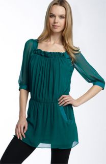 Ya Da Ruffled Silk Tunic