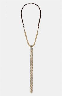 Topshop Mesh Tassel Necklace
