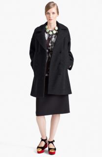 Marni Double Breasted Wool Blend Coat
