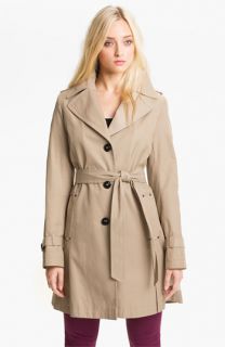 DKNY Single Breasted Trench Coat (Petite)