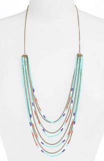 Carole Layered Bead & Chain Necklace