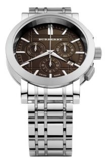Burberry Extra Large Stainless Steel Bracelet Watch