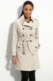 Kristen Blake Double Breasted Stretch Cotton Trench