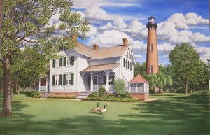 Currituck Afternoon by Dempsey Essick Lighthouse