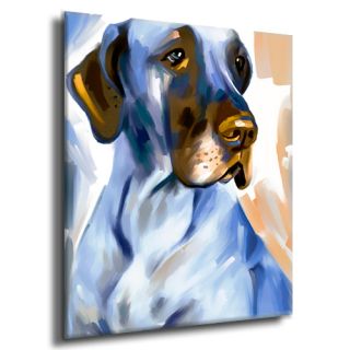 Great Dane Dog Portrait Original Painting Canvas Fine Art Giclee Print
