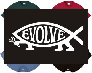 Shirt Tank Darwin Fish 3 Evolution Evolve