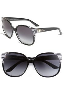 Dior Oversized Striated Sunglasses