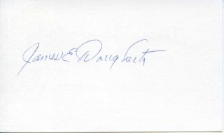 James E Daugherty 1st Marilyn Monroe Husband Autograph