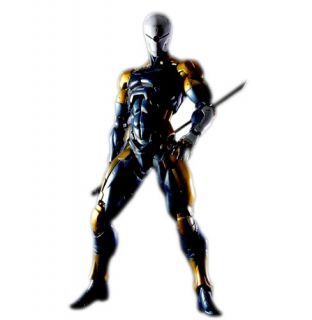 Metal Gear Solid Cyborg Ninja Gray Fox Play Arts Kai Action Figure