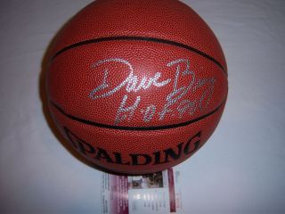 Dave Bing Pistons HOF JSA COA Signed Basketball