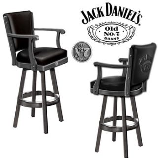 jack daniels wood bar stool with backrest item number 47837 our price