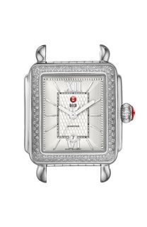 MICHELE Deco Diamond Guilloche Dial Watch Case