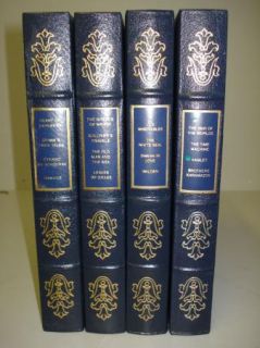 Lot of 4 The Easton Press The 100 Greatest Books Ever Written on Audio