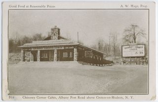 Croton on Hudson NY c1920s Chimney Corner Cabin Diner
