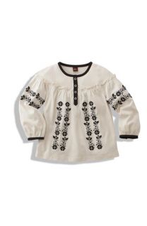 Tea Collection Romanian Floral Top (Toddler & Little Girls)
