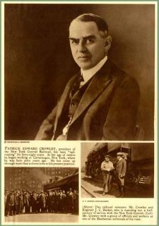 1924 image bio of nycrr president patrick e crowley