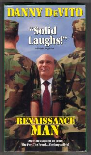 Renaissance Man VHS 1995 Danny DeVito 765362754038