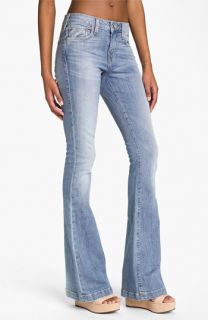 True Religion Brand Jeans Emi Distressed Flare Leg Jeans (Medium Drifter)