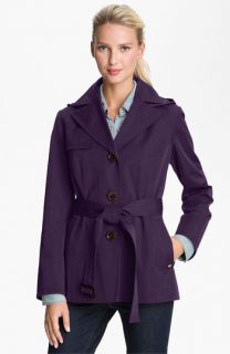Ellen Tracy Single Breasted Trench Coat ( Exclusive)