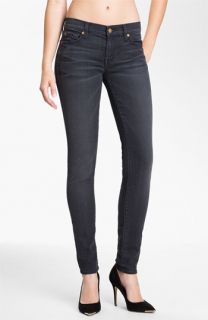 7 For All Mankind® Skinny Stretch Jeans (Dark Pebbled Cloud)