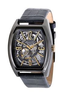 Kenneth Cole New York Automatic Leather Strap Watch