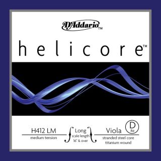 addario helicore 16 inch long scale viola strings condition new