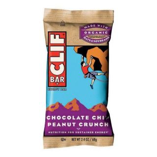 Clif Bars Box of 12 Chocolate Chip Peanut Crunch