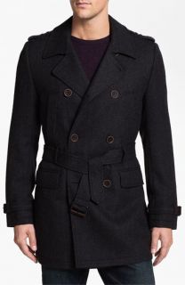 Ted Baker London Normac Wool Blend Trench Coat