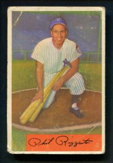 you are bidding on a 1954 bowman 1 phil rizzuto yankees condition fair