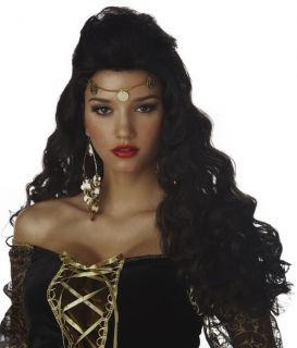 Madame Destiny Gypsy Fortune Teller Women Costume Wig