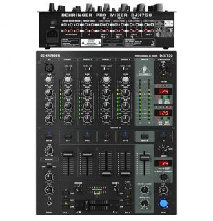 New Behringer DJX 750 5 Channel DJ Mixer With Digital Effects and BPM