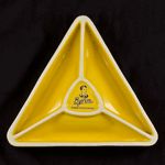 Authentic Montecristo 9 Triangle Ashtray for 3 Cigars