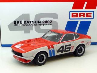 1970 71 Bre Datsun 240Z 46 scca Championship Winner 1 18 Scale Diecast
