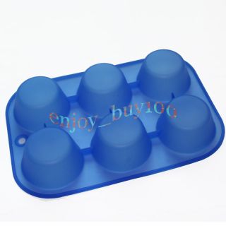  Chocolate Jelly Muffin Cupcake Baking Cup Muffin Silicone Mold