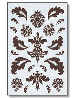 New Paisley Damask Toile Designs Self Adhesive Wallies Deco Decal