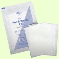 Medline CURAD Non Adherent Pads This sterile, absorbent rayon