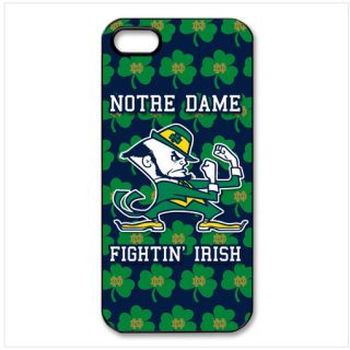 Notre Dame Fighting Irish iPhone 5 Case Cover Hard Black Plastic 0661