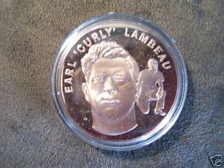 1972 Franklin Mint Bronze Coin Curly Lambeau GB Packers