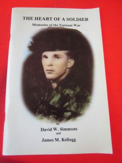  Soldier Memories of The Vietnam War David w Simmons Signed RARE