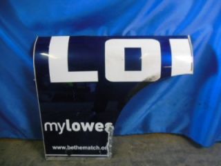 Jimmie Johnson Race Used 48 Lowes Chevy Rear Qtr Kansas 10 21 12
