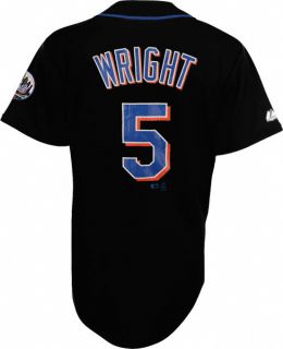 David Wright New York Mets Black 5 Youth Player Jersey