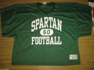 1980s Team Issue MICHIGAN STATE Spartans FOOTBALL Practice Jersey #60