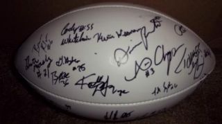 2011 Kansas State Wildcats Team Signed Football Proof 30 Sigs COA