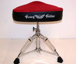 Ddrum Heavy Hitter Motorcycle Drum Throne Red Velvet Authorized Dealer