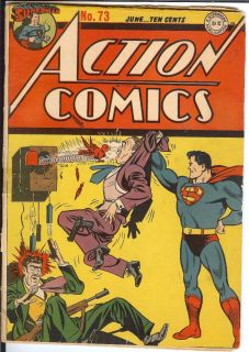 Action #73 Golden Age Superman DC